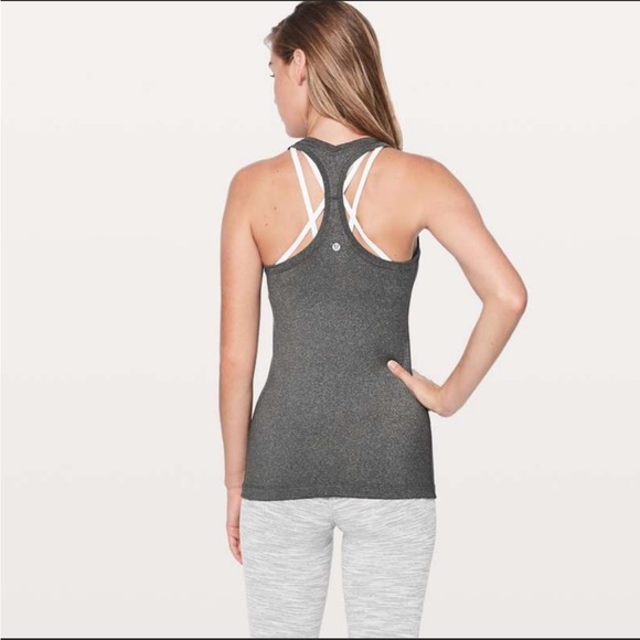 ❌CLEARANCE Lululemon Cool Racerback II Black White Striped Racerback Tank Top 4 - Picture 9 of 12